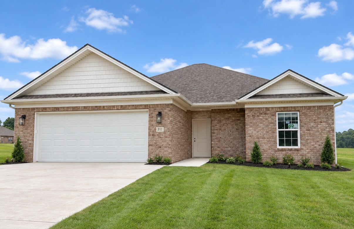 The model home at 311 Cinchpost Circle by day